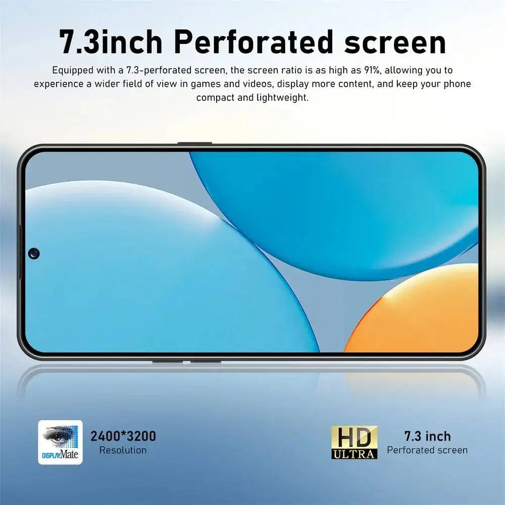 2026 Hot X7 Pro 7.3 Inch 7800Mah Battery Global Edition Original Smart Dual Card 22GB+2TB Android Facial Recognition Function