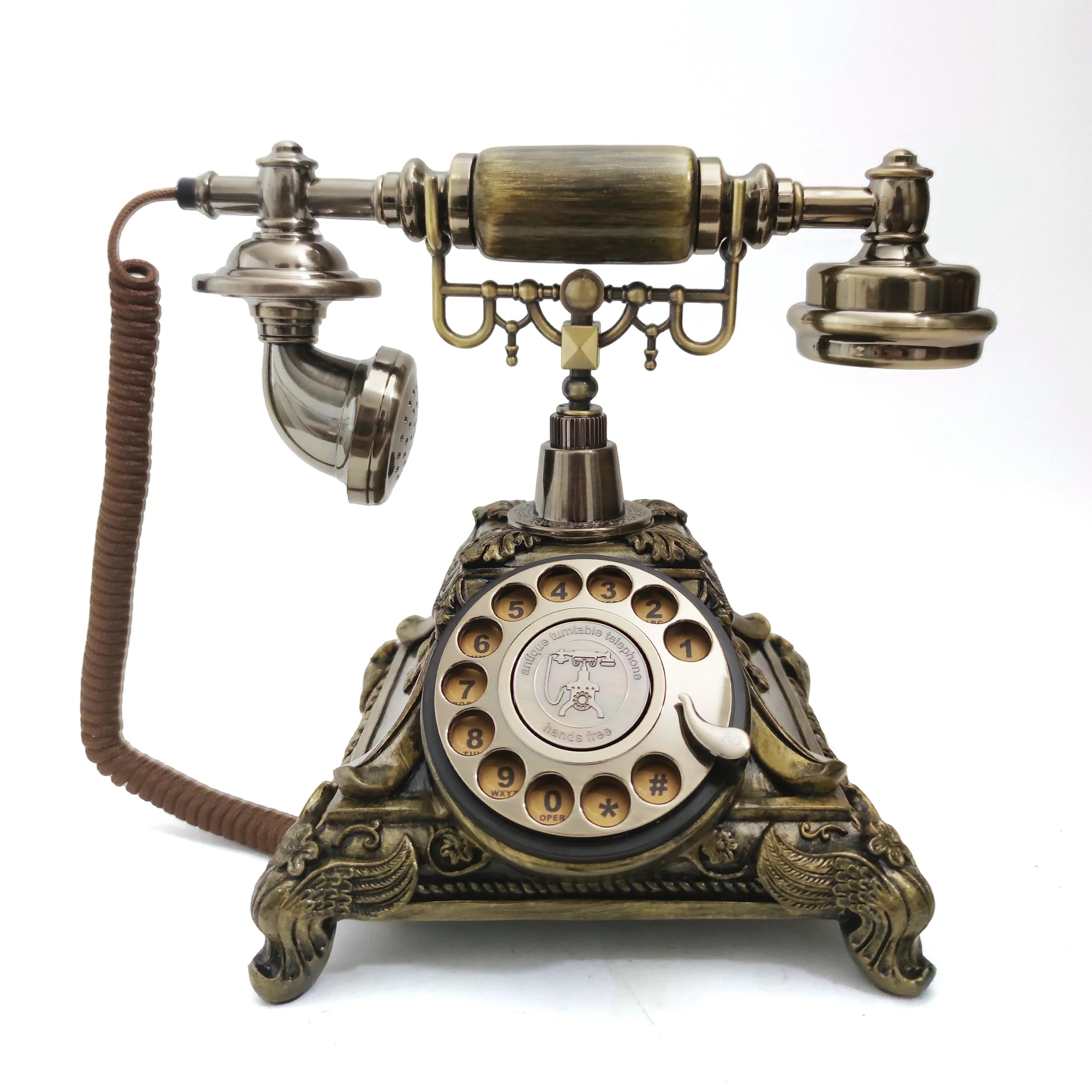Audio Antique Guestbook Phone Retro Rotary Style Audio Message Guest Book Phone Voice Recorder Vintage Phone For Wedding Party