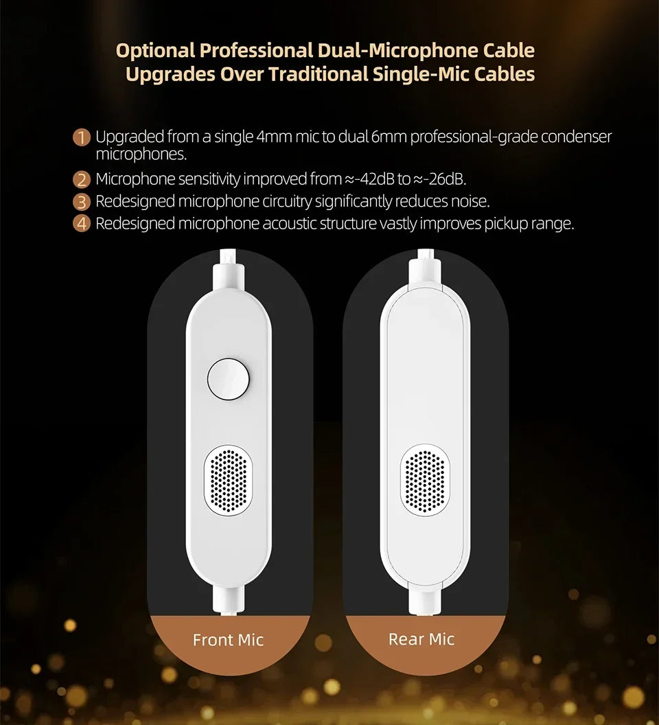 NEW KZ Vader PRO Hifi in Ear Earphones 6-Driver Dynamic Bass Earbuds , Tuned Sound Profies Music Headsets with 2PIN Cable