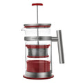 French Press Coffee Tea Maker - Easy Cleanup Customizable Smooth Coffee - Patented - Plastic-Free Premium Stainless Steel 34 oz