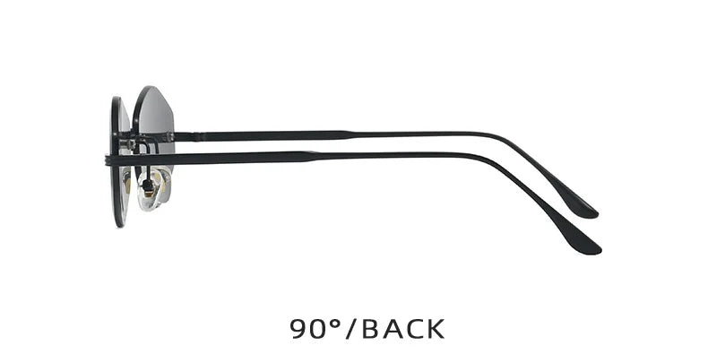 DDDLONG Retro Fashion Rimless Punk Y2k Sunglasses Women Men Sun Glasses Vintage UV400 Outdoor Shades D653