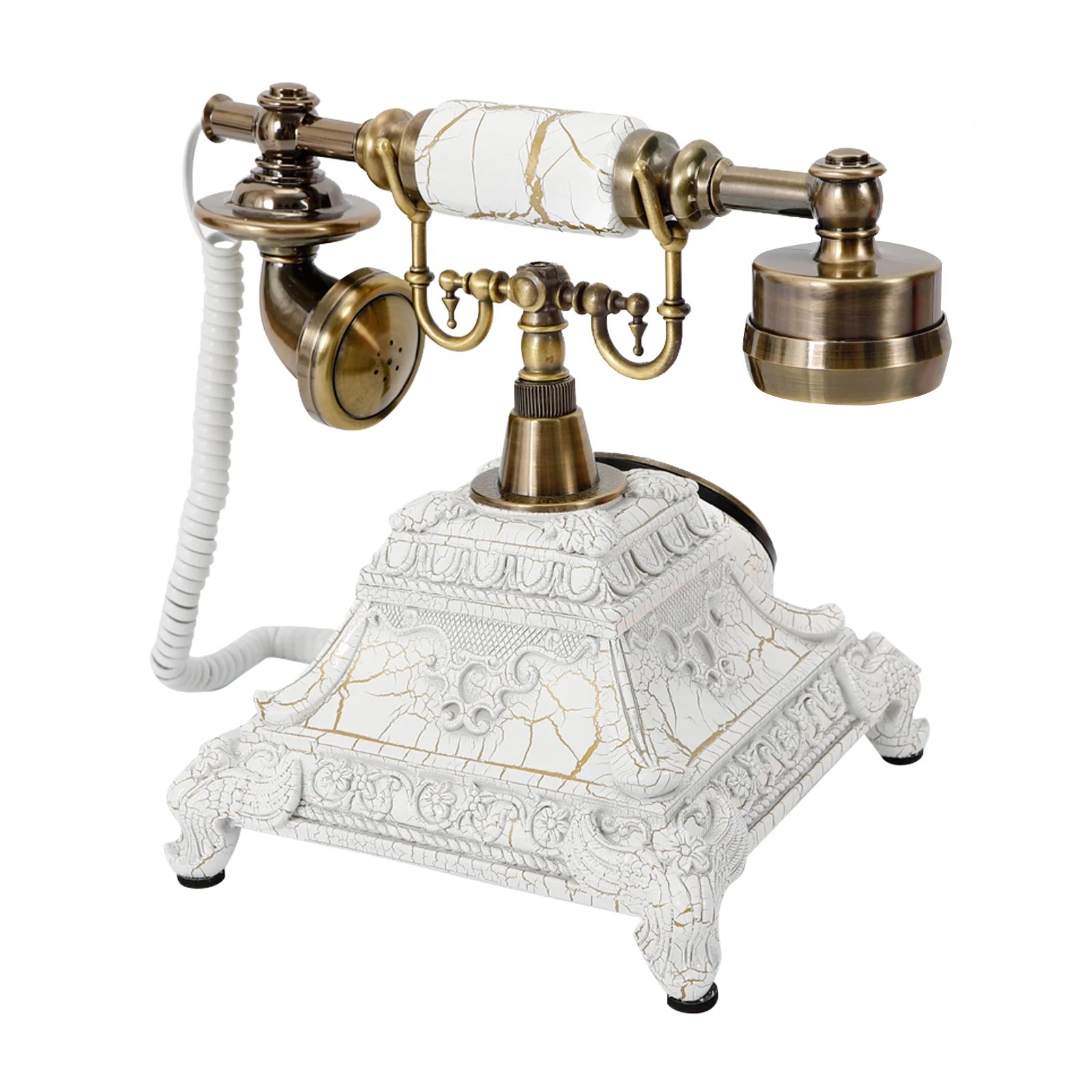 European Retro Desk Phone Old-Fashioned Landline Telephone 18*22 cm Suitable for Hotels, Bars, Offices, Galleries