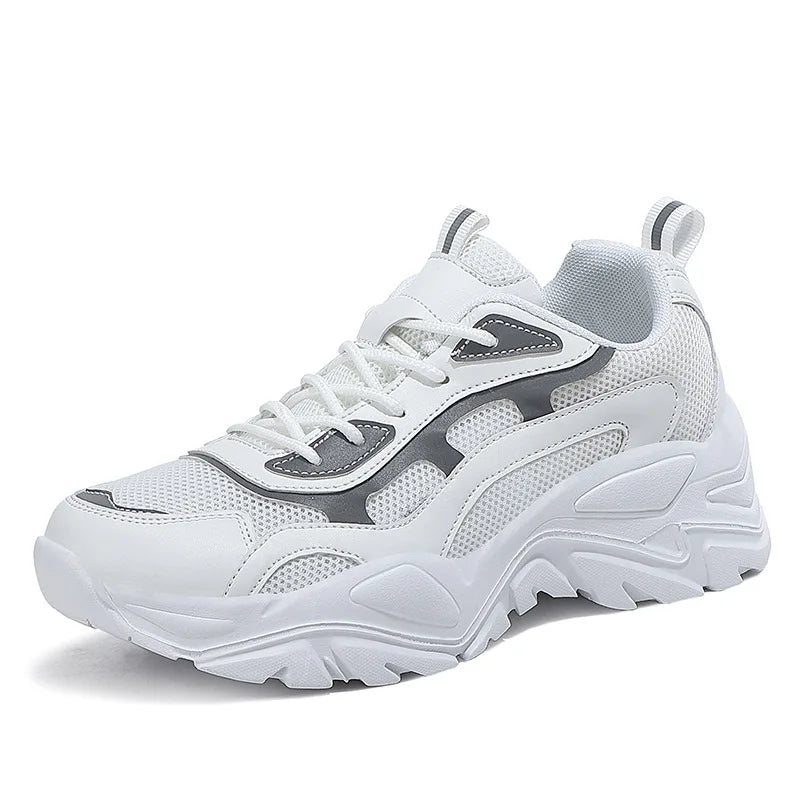 Summer New Thick Sole Sneakers Fashion Lightweight vulcanized shoes Outdoor leisure sports running shoes Women's comfor sandals