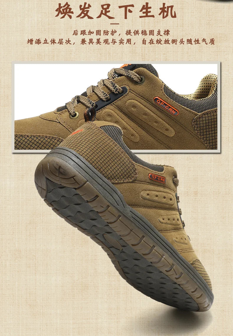Outdoor Classic Casual Shoes Men Popular Fashion Hiking Climbing Shoes Trekking Footwear Male Footwear Dress Shoes Designer