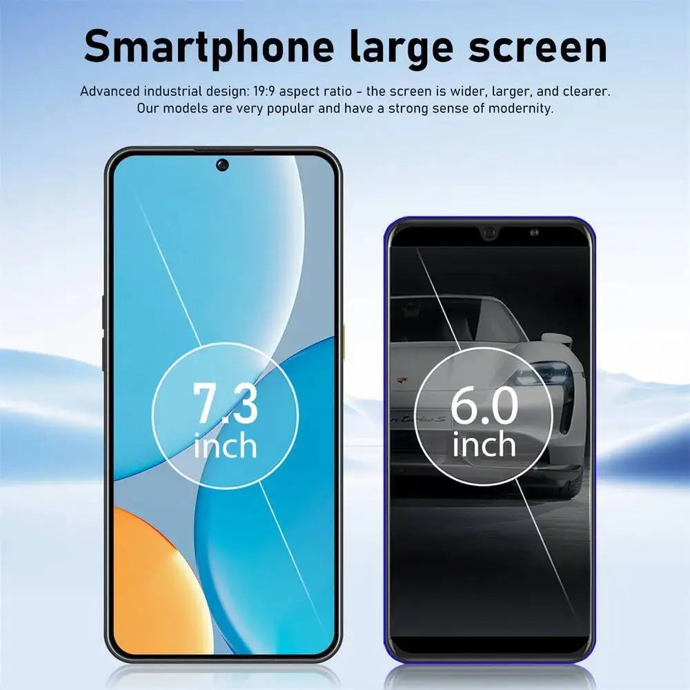 2026 Hot X7 Pro 7.3 Inch 7800Mah Battery Global Edition Original Smart Dual Card 22GB+2TB Android Facial Recognition Function