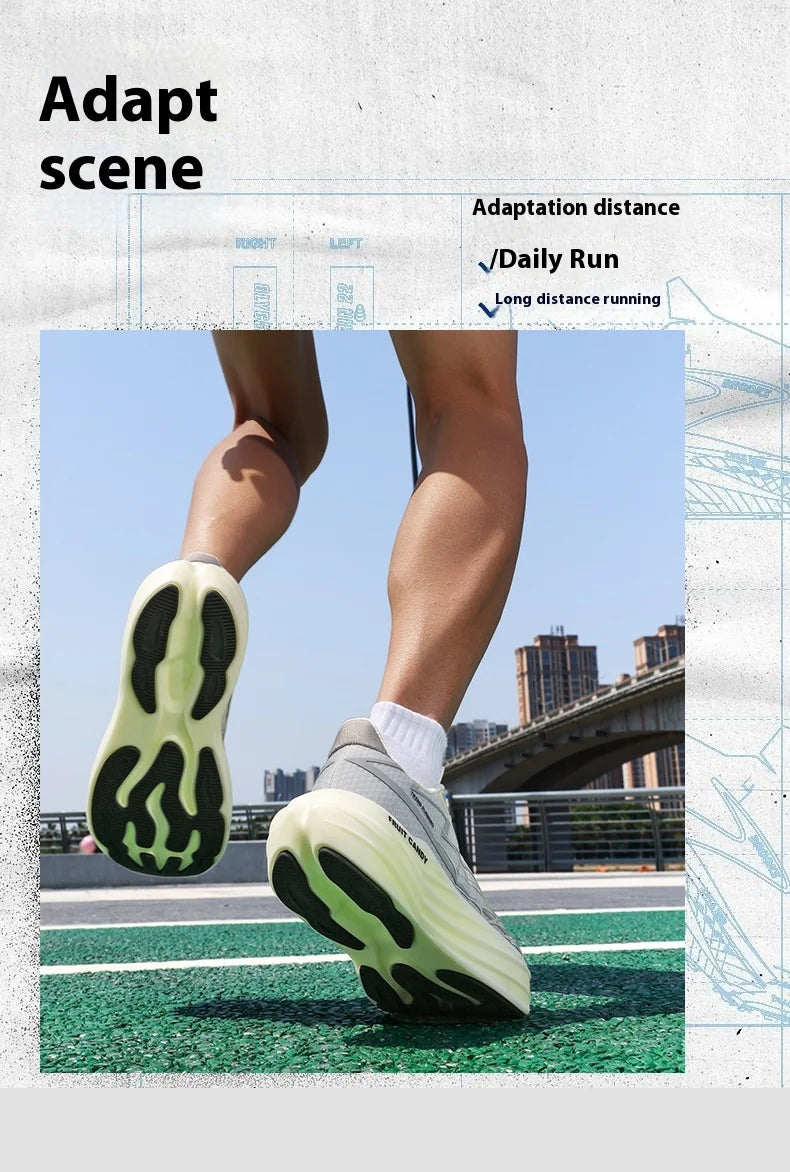 2025 New Summer Breathable And Comfortable High Quality Couple Running Shoes Jelly Gel Ultralight Sneakers 37-45