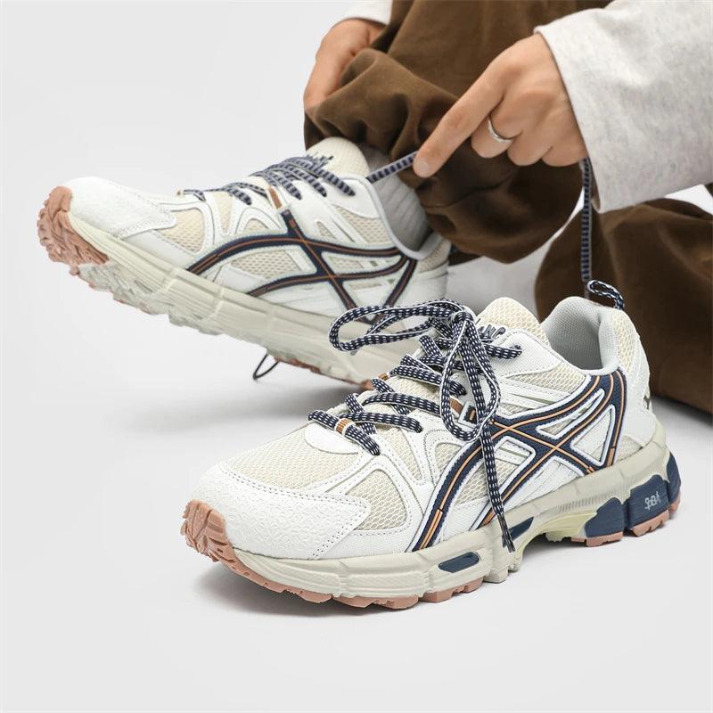 Vintage Trend Arthur Versatile Running Shoes Men's Summer Mesh Breathable Cushioning Lightweight Casual Sneakers