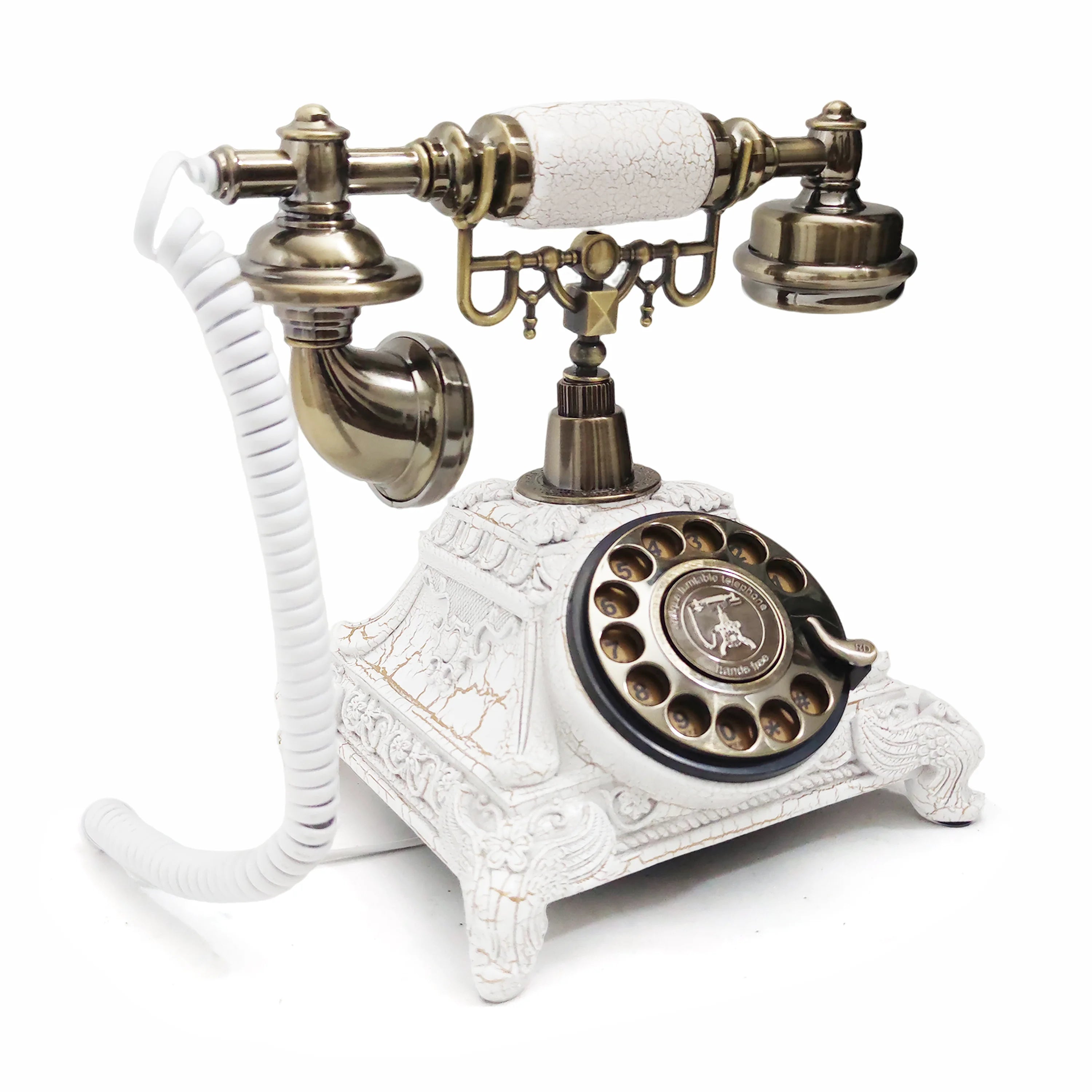Audio Antique Guestbook Phone Retro Rotary Style Audio Message Guest Book Phone Voice Recorder Vintage Phone For Wedding Party