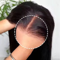 40 42 Inch 13x6 HD Transparent Bone Straight Lace Front Wigs 250% Brazilian Human Hair Wigs 5x5 Glueless Lace Closure Wigs