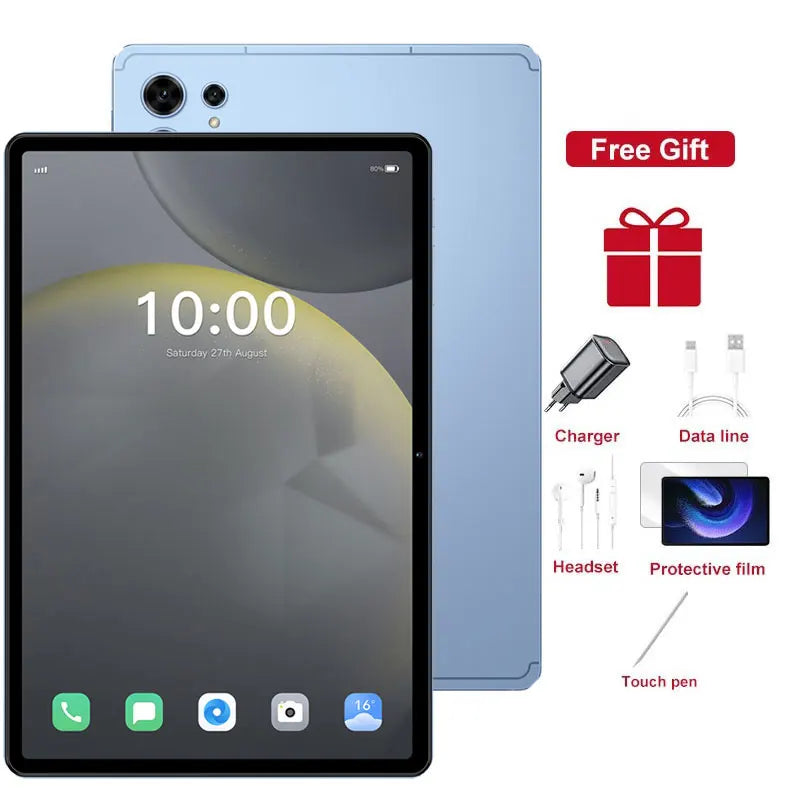 Pad 25 Pro Tablets High-end Original 10.1" Android 15 Tablet PC Kids Children's Global Version 5G Dual SIM WiFi GPS 22GB+2TB Tab