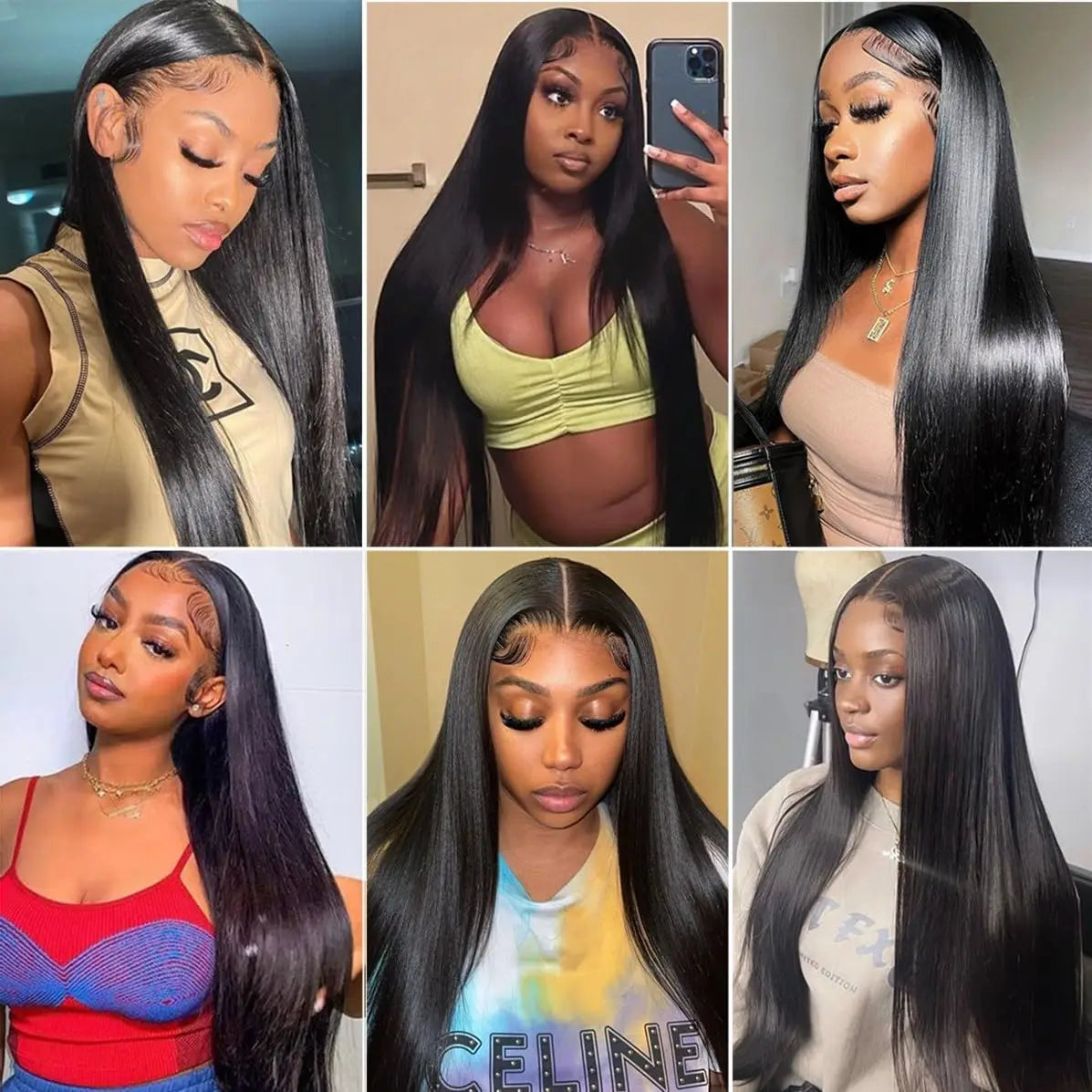 40 42 Inch 13x6 HD Transparent Bone Straight Lace Front Wigs 250% Brazilian Human Hair Wigs 5x5 Glueless Lace Closure Wigs
