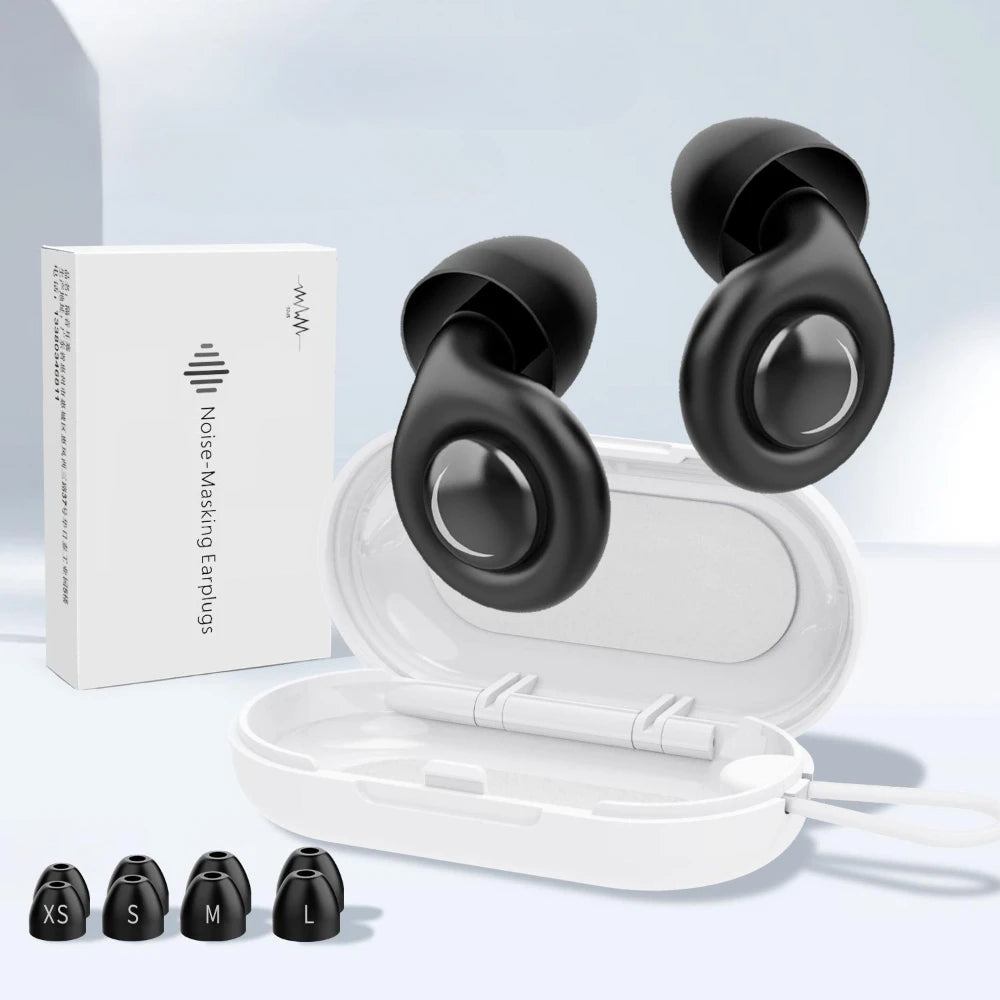 Anti-noise Earplugs Silicone Ear Plug Noise Cancelling for Sleep Anti Snoring Motorcycle Earplug Noise Insulation Ear Protectors