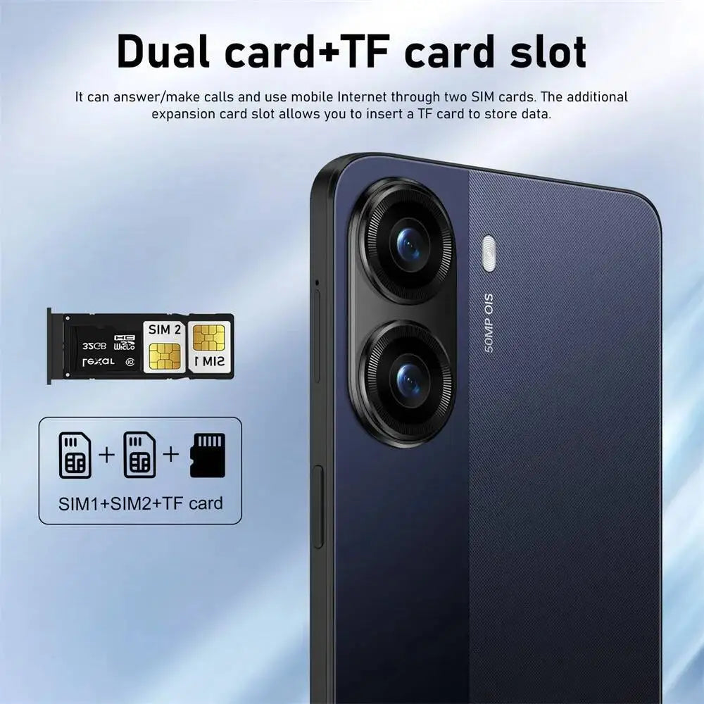 2026 Hot X7 Pro 7.3 Inch 7800Mah Battery Global Edition Original Smart Dual Card 22GB+2TB Android Facial Recognition Function