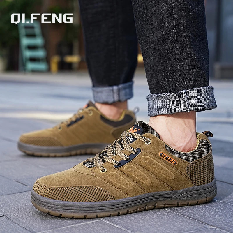Outdoor Classic Casual Shoes Men Popular Fashion Hiking Climbing Shoes Trekking Footwear Male Footwear Dress Shoes Designer