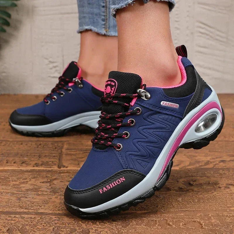 New Vulcanized Women's Shoes Fashionable Luxurious Design Breathable Platform Shoes Comfortable Outdoor Hiking Women's Sneakers