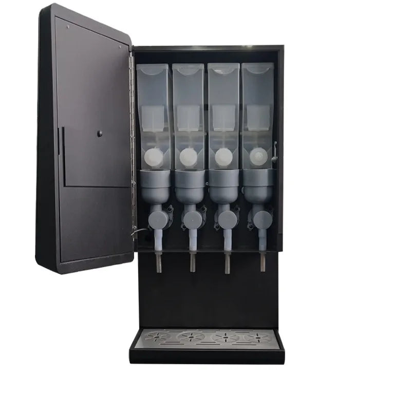 Electric 4-Flavor Hot Coffee Machine Instant Milk Tea Drink Maker Machine Four Flavors Beverage Coffee Machine Caffetteria