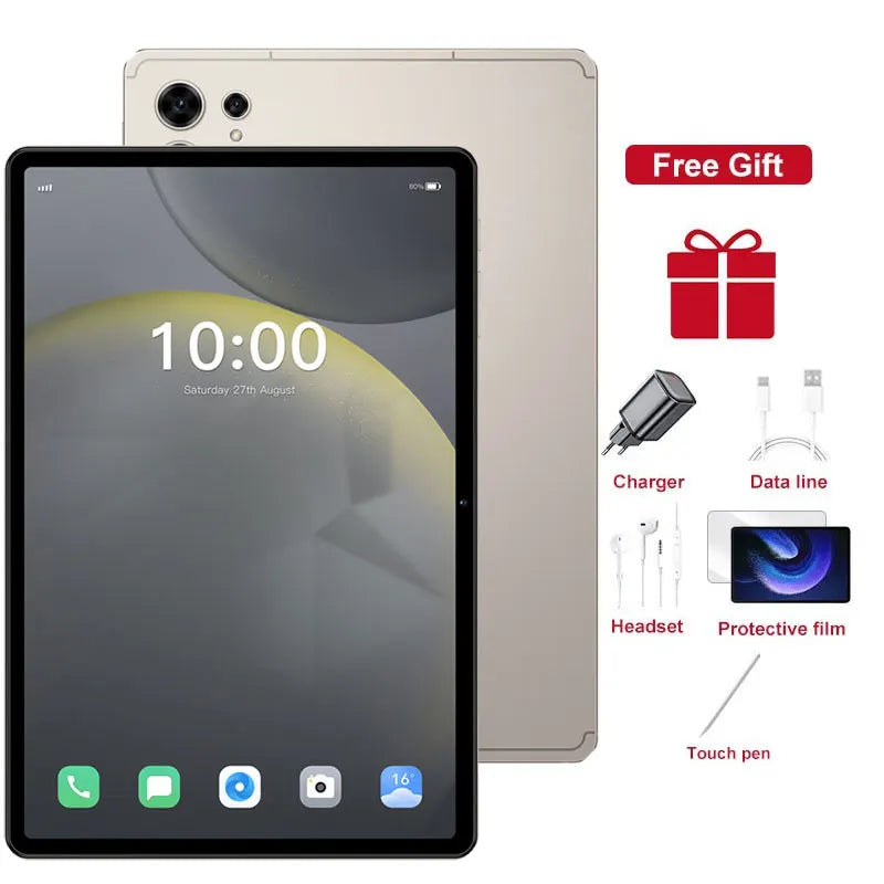 Pad 25 Pro Tablets High-end Original 10.1" Android 15 Tablet PC Kids Children's Global Version 5G Dual SIM WiFi GPS 22GB+2TB Tab