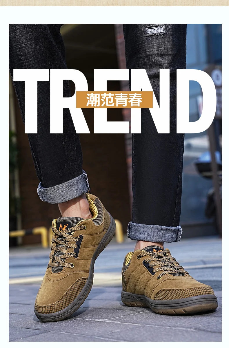 Outdoor Classic Casual Shoes Men Popular Fashion Hiking Climbing Shoes Trekking Footwear Male Footwear Dress Shoes Designer