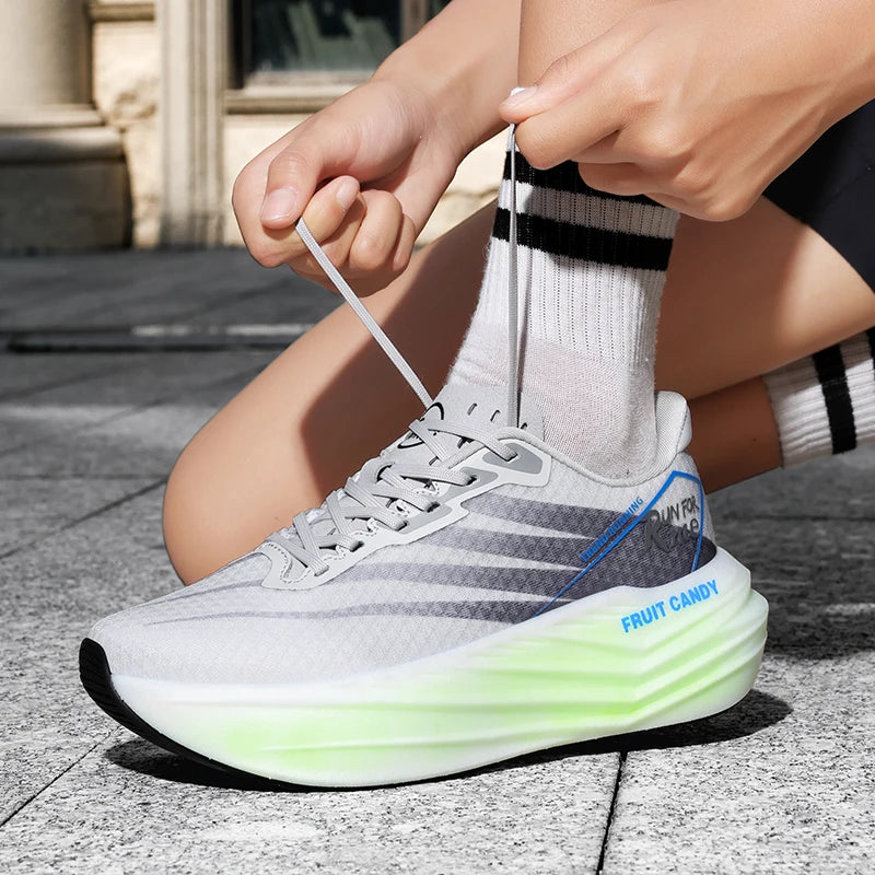 2025 New Summer Breathable And Comfortable High Quality Couple Running Shoes Jelly Gel Ultralight Sneakers 37-45