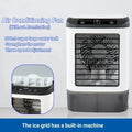 2026 New Air Conditioner Portable Fan Desktop Dual Spray Ultrasonic Atomization 3-Speed Mute Air Cooler Night Light Electric Fan