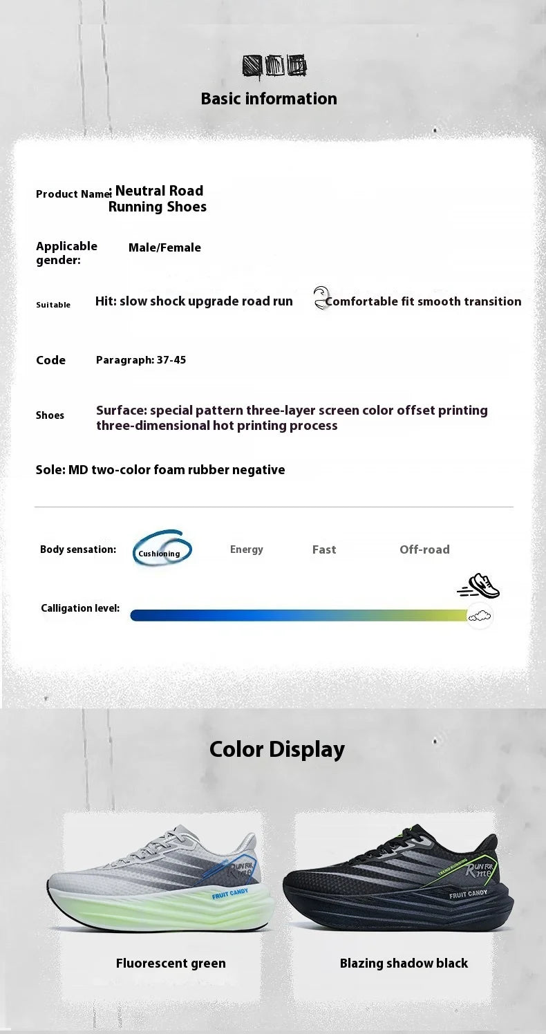 2025 New Summer Breathable And Comfortable High Quality Couple Running Shoes Jelly Gel Ultralight Sneakers 37-45