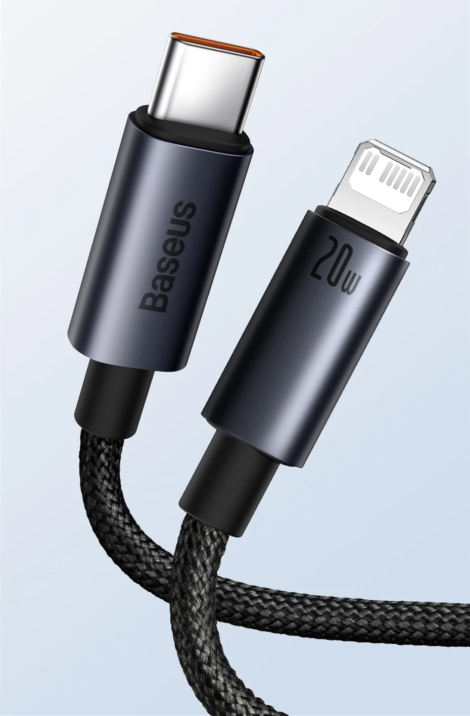 Baseus 20W USB C Cable For iPhone 14 13 12 11 Pro Max XS Xr Fast Charging Cable For iPhone iPad Wire Cord For iPad Macbook