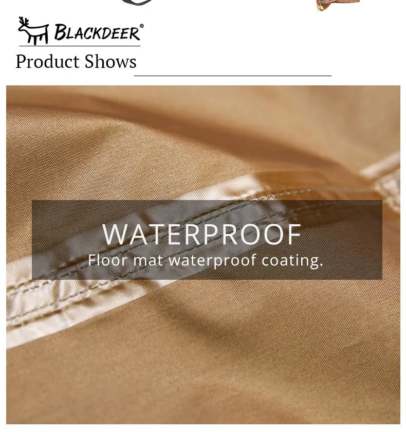 BLACKDEER Camping Wear-resistant tent Mat Ultralight Footprint Waterproof nylon Picnic Beach Blanket Camping Outdoor Tent Tarp