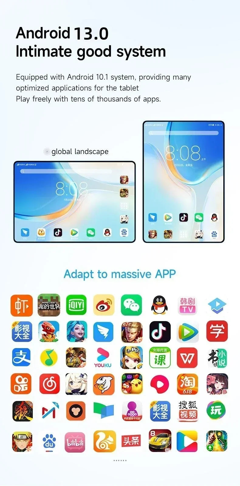 2025 Global Version Original IPad Air Pro Tablet 12inch HD 4K Android 14 22GB+2TB 20000mAh 5G Dual SIM Bluetooth WiFi GPS Tablet