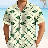 3D Digital Printing Short-sleeved Shirt For Men