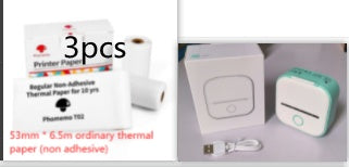 *Portable Mini Thermal Label Printer Home Photo Printer Student Wrong Question Printer Bluetooth-compatible Mini Label Printer Price Tag