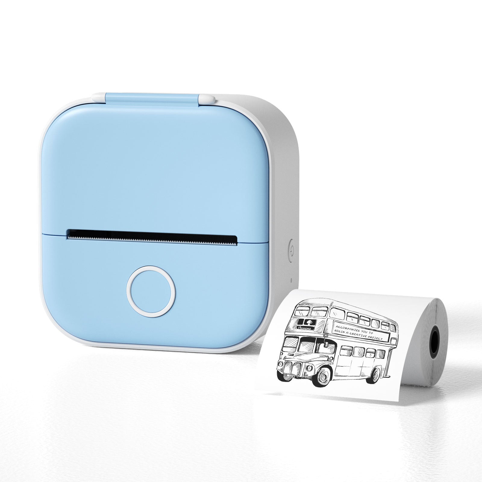 *Portable Mini Thermal Label Printer Home Photo Printer Student Wrong Question Printer Bluetooth-compatible Mini Label Printer Price Tag