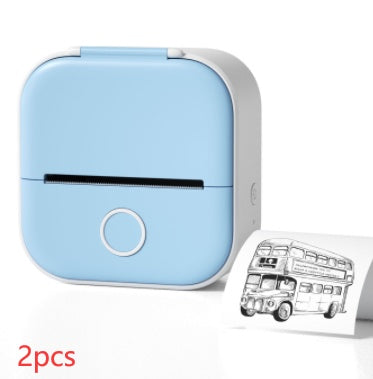 *Portable Mini Thermal Label Printer Home Photo Printer Student Wrong Question Printer Bluetooth-compatible Mini Label Printer Price Tag