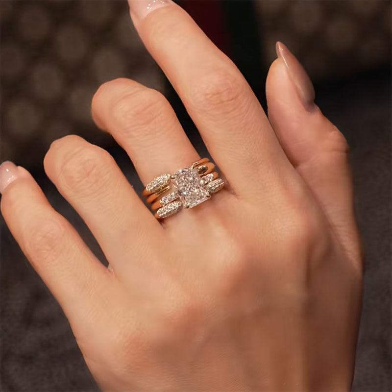 INS Luxurious And Versatile Ring With A Unique Personality-driven Designavailable As A Set
