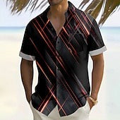 3D Digital Printing Short-sleeved Shirt For Men