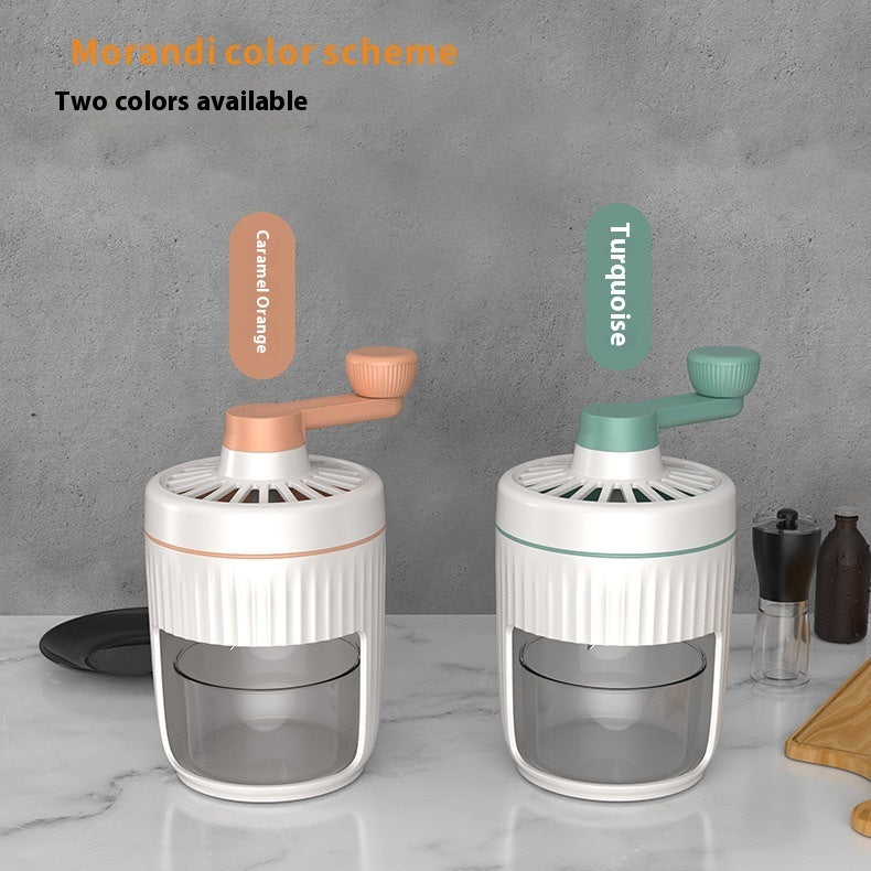 Hand-cranked Ice Shaving Machine Small Household Ice Crusher Hand-cranked Smoothie Machine Hail Ice Machine Kitchen Gadgets