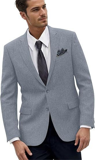 Retro Mens Jacket Slim-Fit Sporty Business Suit Casual Outerwear
