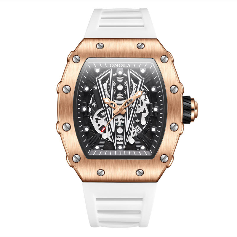 *Men's Watch Silicone Band Sports Waterproof