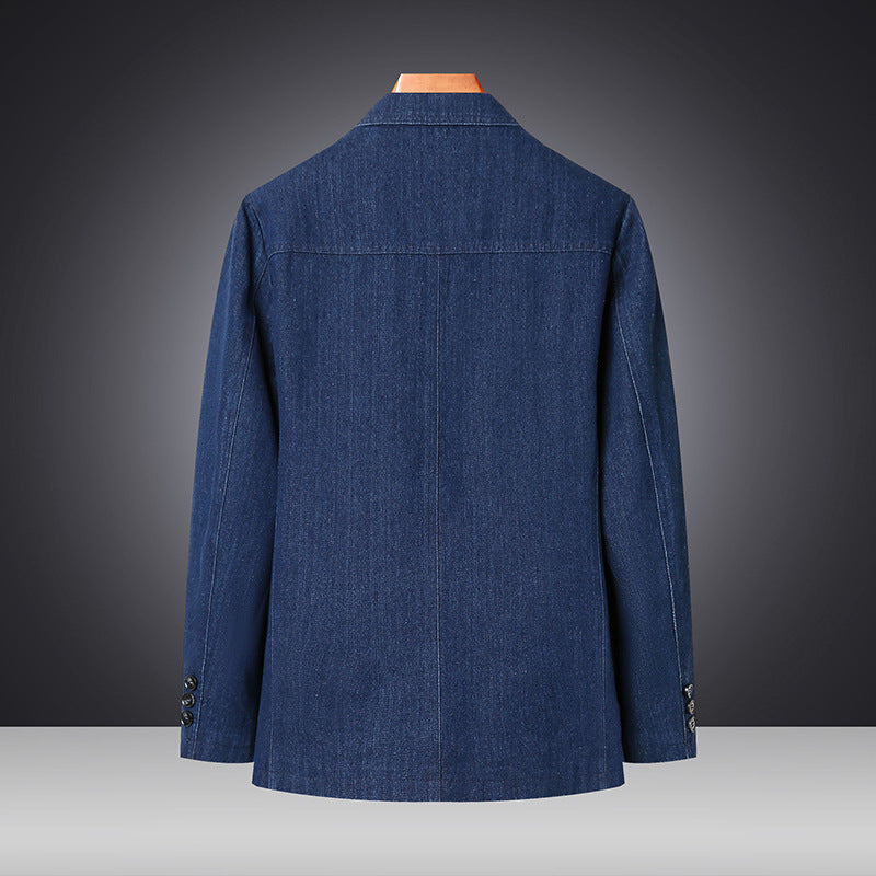 AutumnWinter Men's SpringSummer Cotton Washed Jacket