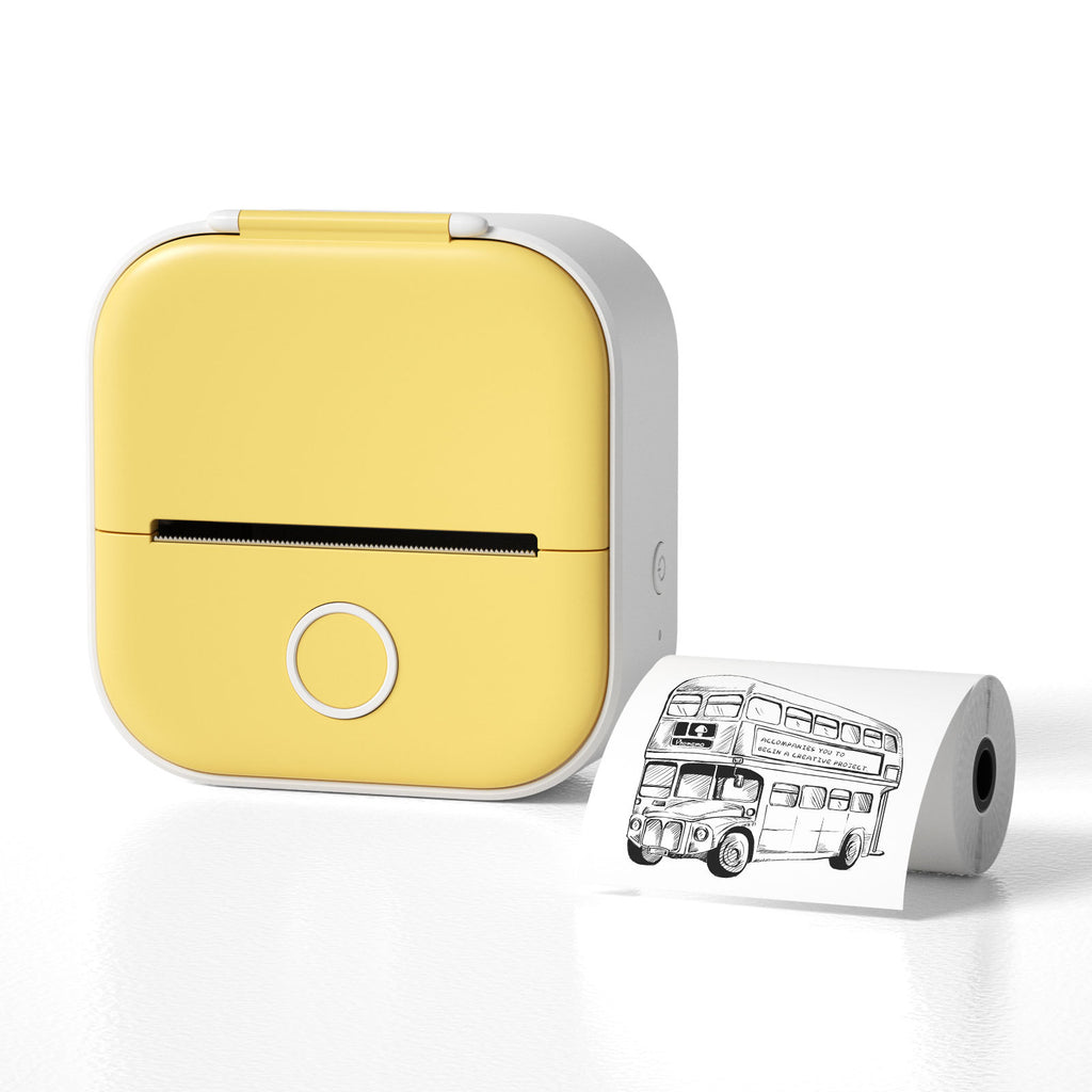 *Portable Mini Thermal Label Printer Home Photo Printer Student Wrong Question Printer Bluetooth-compatible Mini Label Printer Price Tag