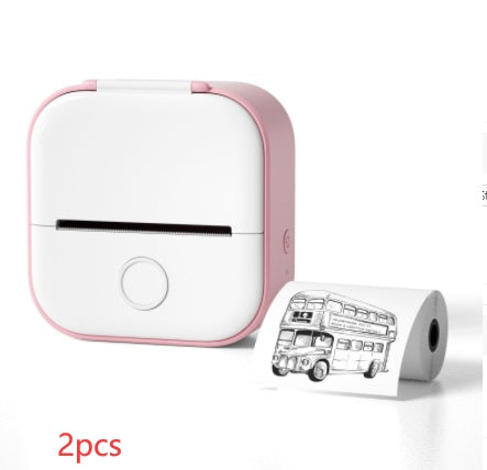 *Portable Mini Thermal Label Printer Home Photo Printer Student Wrong Question Printer Bluetooth-compatible Mini Label Printer Price Tag