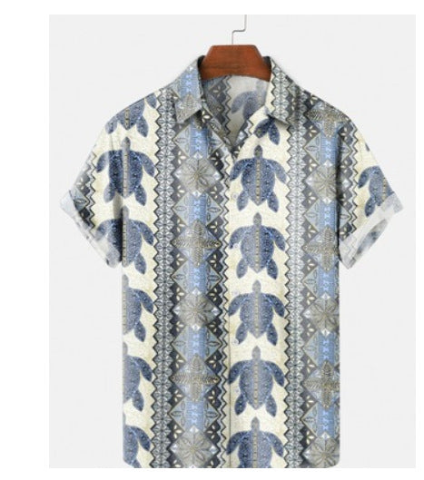 Fashion Personality 3D Digital Printing Men's Shirt