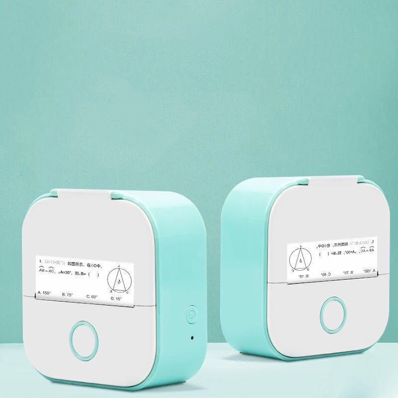 *Portable Mini Thermal Label Printer Home Photo Printer Student Wrong Question Printer Bluetooth-compatible Mini Label Printer Price Tag
