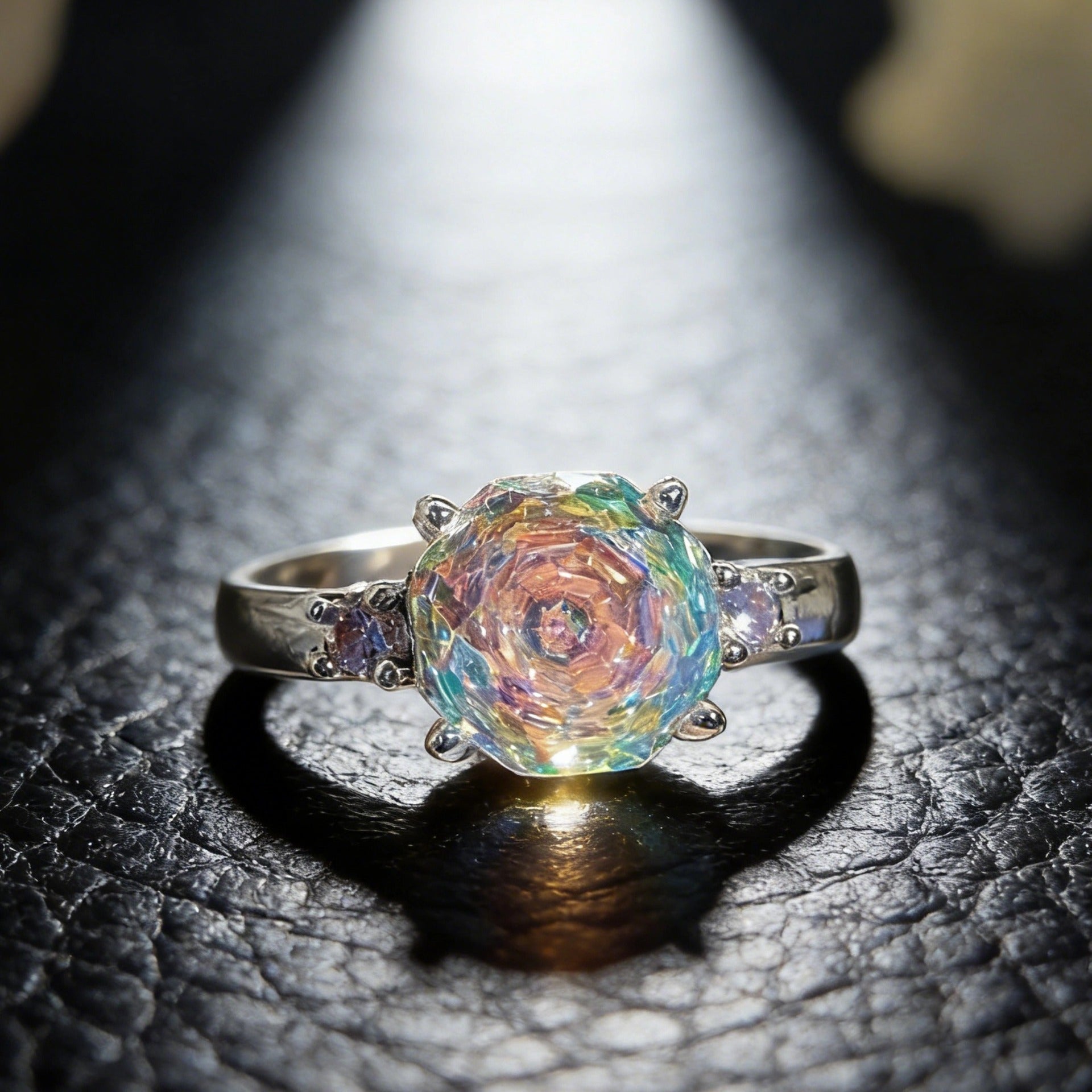 Banquet Commute All-Match Accessory Colorful Ring Versatile