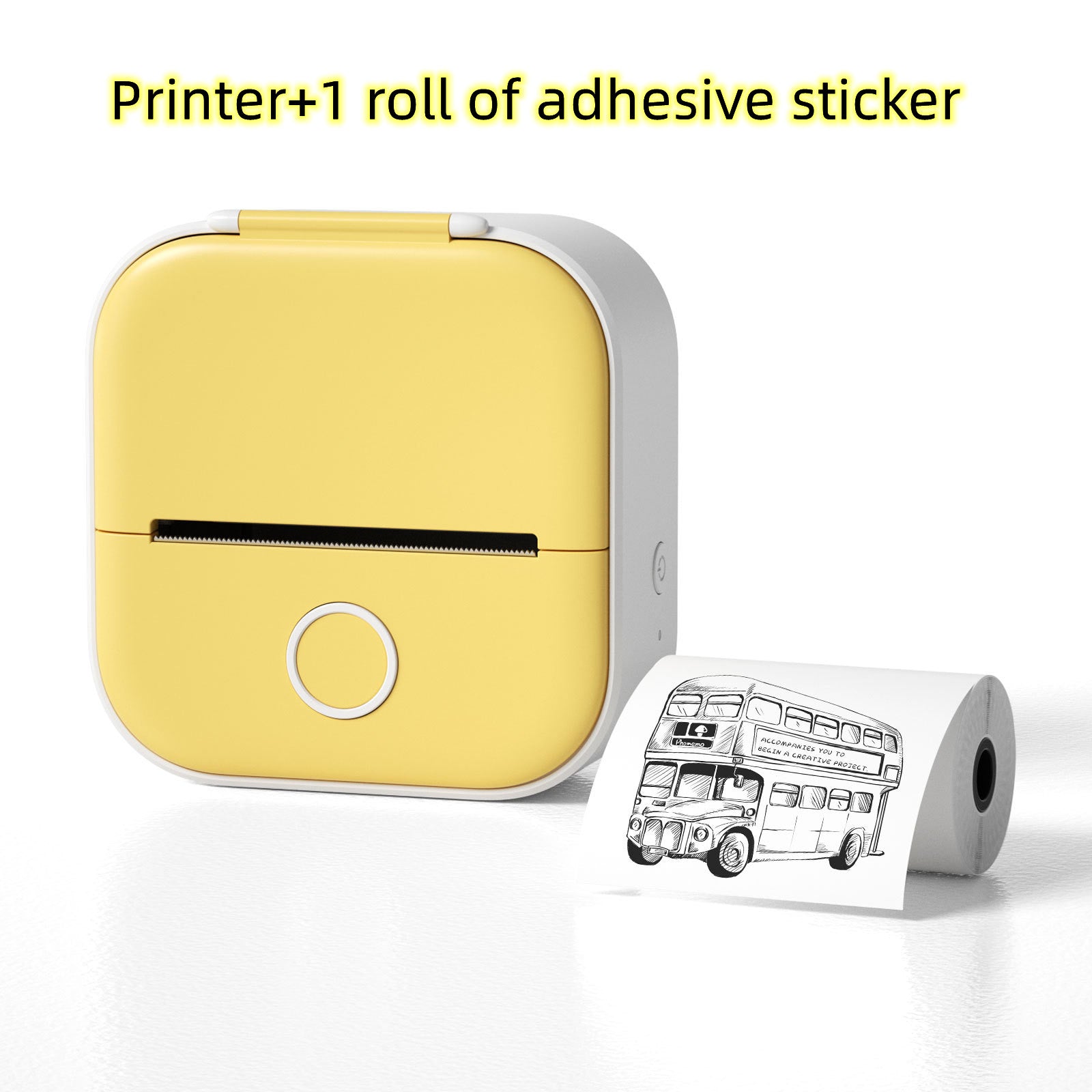 *Portable Mini Thermal Label Printer Home Photo Printer Student Wrong Question Printer Bluetooth-compatible Mini Label Printer Price Tag