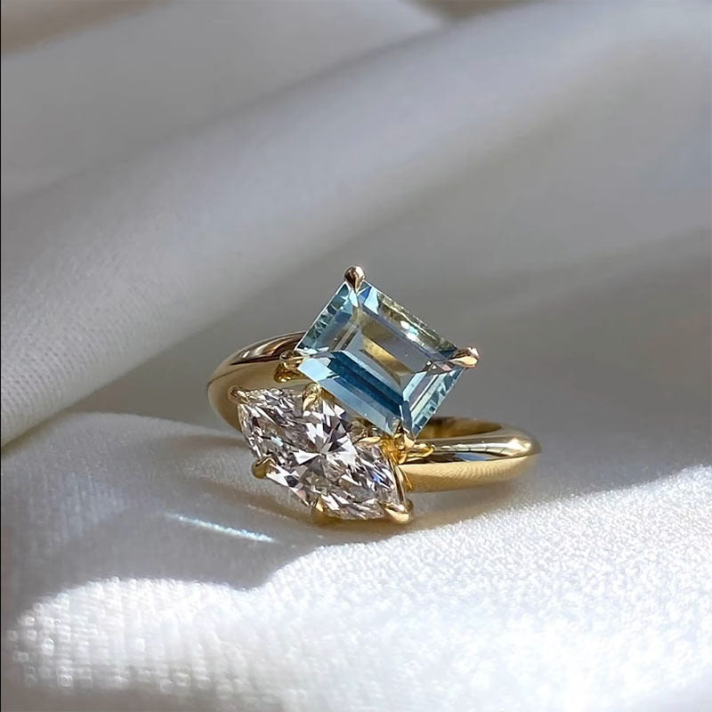 PersonalizedExquisite Blue Healing-design Ring